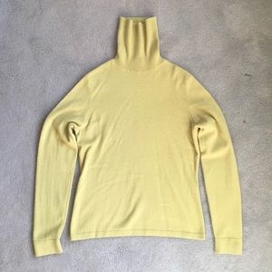Ann Taylor 100% Cashmere Turtleneck Sweater